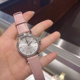 Michael Kors Accessories | Nwb 14503550 Coach Madison 34mm Crystal Watch Silver Dial Pink Strap Authentic! | Color: Pink | Size: Os