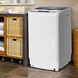 Costway 1.34 Cubic Feet cu. ft. High Efficiency Portable Washer & Dryer Combo in Gray, Size 33.6 H x 19.7 W x 19.8 D in | Wayfair EP24970