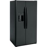 GE Appliances 36" Side By Side 25.3 cu. ft. Refrigerator, Stainless Steel, Size 69.88 H x 35.75 W x 34.75 D in | Wayfair GSS25GYPFS