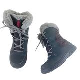 Columbia Shoes | Columbia Waterproof Snow Boots Black Gray Girls 3 | Color: Black/Red | Size: 3g