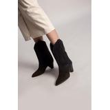'luliette' Heeled Cowboy Boots - Black - Isabel Marant Boots