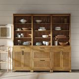 Set of 3 Cyrus Server Hutches with Two 2-Door Consoles & One 3-Drawer Console - Ballard Designs