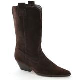 Michael Kors Shoes | Michael Kors Brown Suede Pointy Toe Cowboy Boots 6 M | Color: Brown | Size: 6
