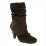 Jessica Simpson Shoes | Jessica Simpson Cornelia Brown Suede Leather High Heel Slouch Boots Size 8.5 B | Color: Brown | Size: 8.5