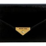 Michael Kors Bags | Michael Kors Grace Leather Clutch, Blk, Bnwt | Color: Black | Size: Os