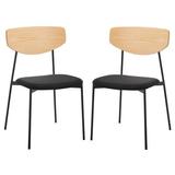Latitude Run® Mccastle Side Chair Wood in Black, Size 33.0 H x 20.0 W x 19.0 D in | Wayfair C15D0525FDF1495B9F0F59F854BF8388