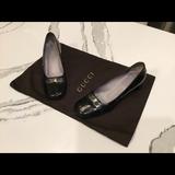 Gucci Shoes | Gucci Black Heels | Color: Black/Silver | Size: 7