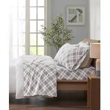 Main Street Cold Weather Sheet Sets Red - White & Red Plaid Flannel Sheet Set