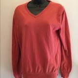 J. Crew Sweaters | J Crew Harbor Cotton V Neck Sweater | Color: Red/Brown | Size: S