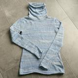 Columbia Sweaters | Columbia Turtleneck Cotton Wool Knit Sweater | Color: White/Silver | Size: S