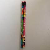 Disney Toys | 2 Disney Character Wooden Pencils | Color: Tan/Gray | Size: Boys And Girls