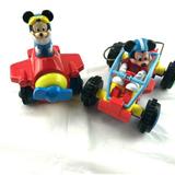 Disney Toys | Lot Of 2 Vintage As Is Disney Mickey Mouse Race Du | Color: Black | Size: 7 X 5