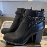 American Eagle Outfitters Shoes | American Eagle High Heel Boots | Color: Black | Size: 9