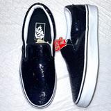 Vans Shoes | Classic Slip On Vans Micro Sequins | Color: Black/White | Size: 7