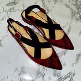 Jessica Simpson Shoes | Jessica Simpson Flats Size 7.5 New | Color: Black/Red | Size: 7.5
