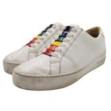 Michael Kors Shoes | Michael Kors Cameron Platform Rainbow Sneaker | Color: Red/White | Size: 7