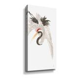 Red Barrel Studio® Scroll Crane III - Painting on Canvas in Black, Size 12.0 H x 6.0 W x 2.0 D in | Wayfair A579CAE87B1C4275A3443BA729E5C1BC