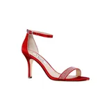 Nina Women's Veniza Ankle Strap Sandals, Red, 10M