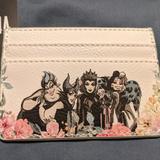 Disney Accessories | Disney Villains Cardholder | Color: Cream | Size: Approximately 4.5inx 3.2in