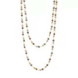 Kim Rogers® Gold Tone Champagne Pearl Multi 76 Inch Strand Necklace
