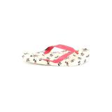 Junk Food X Disney Flip Flops: Red Print Shoes - Size 4