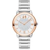 Bold Luxe Two Tone Crystal Pavé Dial Watch - Metallic - Movado Watches