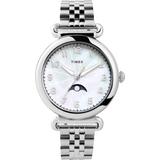® Model 23 Moon Phase Bracelet Watch - Metallic - Timex Watches