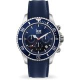 Chronograph Quartz Blue Dial Blue Silicone Watch - Blue - Ice-watch Watches