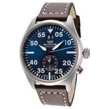 Glycine Airpilot Dual Time 44 Swiss Ronda GL852 Ronda 4210.B Caliber Men's Watch - 44mm None (GL0365)
