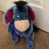 Disney Other | Disney Baby Eeyore Plush Stuffed Animal Toy Blue Pink | Color: Blue/Pink | Size: Os