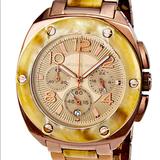 Michael Kors Accessories | Michael Kors Womens Watch | Color: Brown/Cream | Size: Os