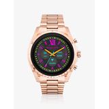 Michael Kors Gen 6 Bradshaw Rose Gold-Tone Smartwatch Rose Gold One Size