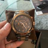 Michael Kors Accessories | Michael Kors Mens (Unisex) Rose Gold Two Tone Oversized Watch | Color: Gold | Size: Os