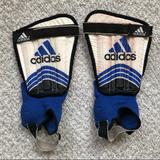 Adidas Accessories | Adidas Youth Soccer Shin Ankle Guards Padded Osfa | Color: Blue/White | Size: Osb