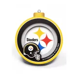You The Fan Nfl Pittsburgh Steelers 3D Logo Series Ornaments