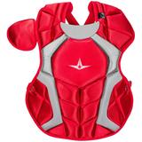 All Star Player's Series NOCSAE Certified 14.5" Youth Chest Protector - Ages 9-12 Scarlet