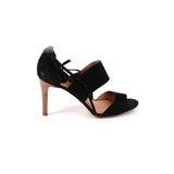 Lucky Brand Heels: Black Solid Shoes - Size 10