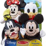 Disney Toys | Mickey Mouse & Friends Soft Hand Puppets | Color: Black | Size: One Size