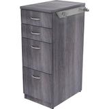 Lorell Relevance Series Charcoal Laminate Office Furniture Storage Cabinet - 4-Drawer - 15.5" X 23.6" X 40.4" - 4 X File Drawer(S) | Wayfair