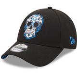 Men's New Era Black Queretaro FC Sugar Skull 9FORTY Snapback Hat