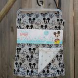 Disney Bedding | Disney Mickey Mouse Baby Blanket Nwt | Color: Silver/White | Size: Os