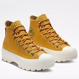 Converse Shoes | Converse Ctas Lugged Winter Hi Boot Gore-Tex 565005c Gold Dart Size Womens 8 New | Color: White/Yellow | Size: Various
