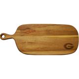 "Georgia Bulldogs Personalized Acacia Paddle Serving Board"