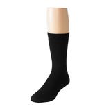 Men's Big & Tall Chunky boot sock by KingSize in Black (Size XL)