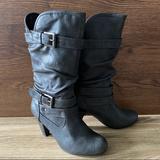 Nine West Shoes | Nine West Grey Boots 7.5 Euc | Color: Gray | Size: 7.5