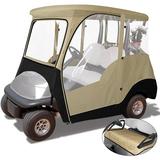 Hook & Loop Fastener Golf Cart Cover By PEDIA Polyester in Brown, Size 57.5 H x 33.0 W x 61.0 D in | Wayfair PEDIA2bdaa1e