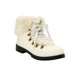 Extra Wide Width Women's The Arctic Bootie by Comfortview in White Gold Multi (Size 7 WW)