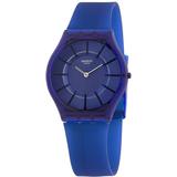 Deep Acqua Quartz Dial Watch - Blue - Swatch Watches
