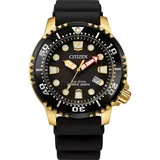 Citizen Eco-Drive Men's Professional Diver Black Strap Watch - Citizen Eco-Drive Men's Professional Diver Black Strap Watch - BN0152-06E, Size: Large