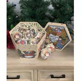 Hemsly Ornaments Multi - Ivory & Green Country Snowman Christmas Ornaments - Set of 14